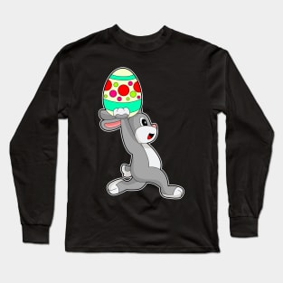 Rabbit Easter Easter egg Running Long Sleeve T-Shirt